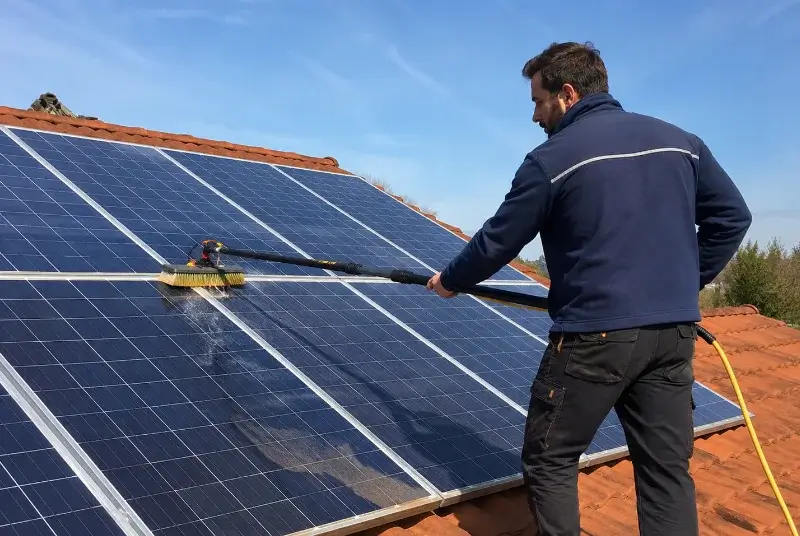Nettoyage et entretien de panneaux solaires à Saint-Léon