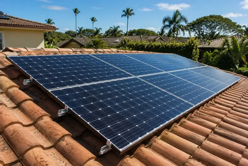 Installation de panneaux solaires à Saint-Léon